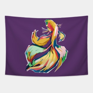 Betta Fish Popart Tapestry