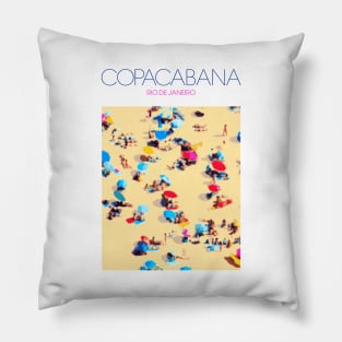 Copacabana beach Pillow