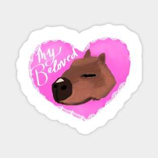 My Beloved Capybara Magnet