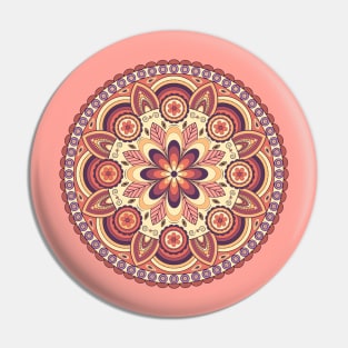 Flower Mandala Pin