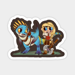 Astrid and Stormfly Magnet