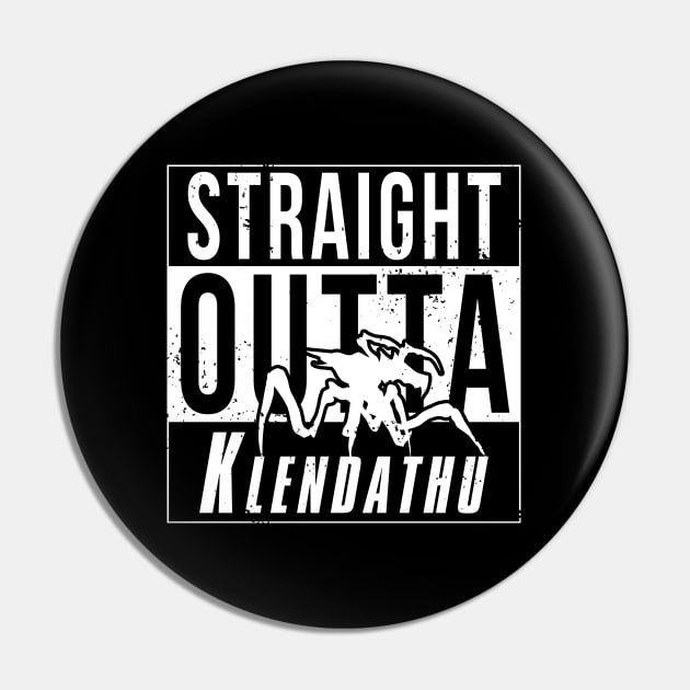 Straight Outta Klendathu Pin by CCDesign