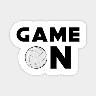 Game On - Funny Volleyball Design Magnet