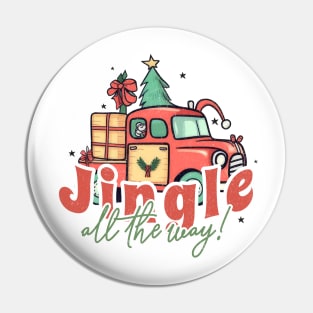 Jingle All The Way Vintag Pin