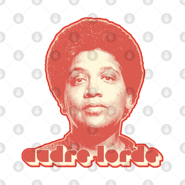 Audre Lorde / Vintage Style Fan Art Design by DankFutura