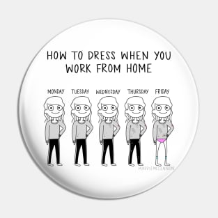 How to Dress When You Work From Home Pin