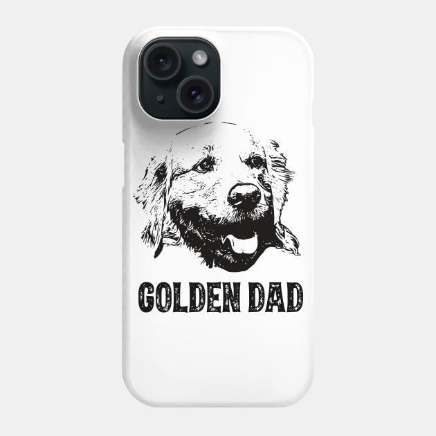 Golden Dad Golden Retriever Phone Case by DoggyStyles