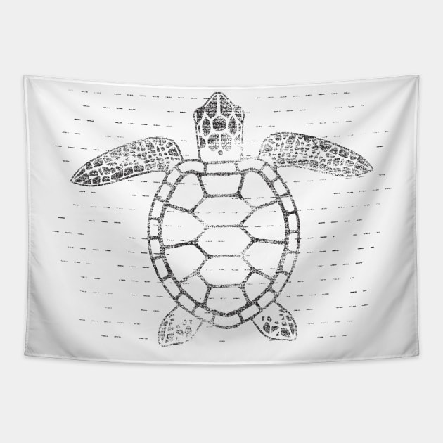 Sea Turtle Tapestry by JoannaMichelle