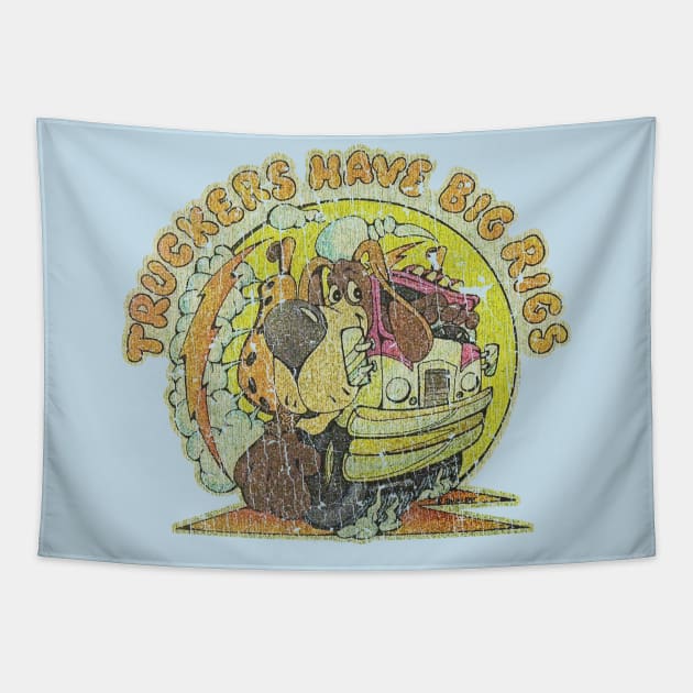 Truckers Have Big Rigs Tapestry by JCD666