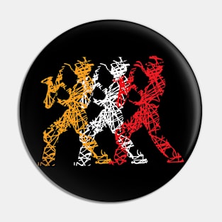 Sax Players Modern Style Pin