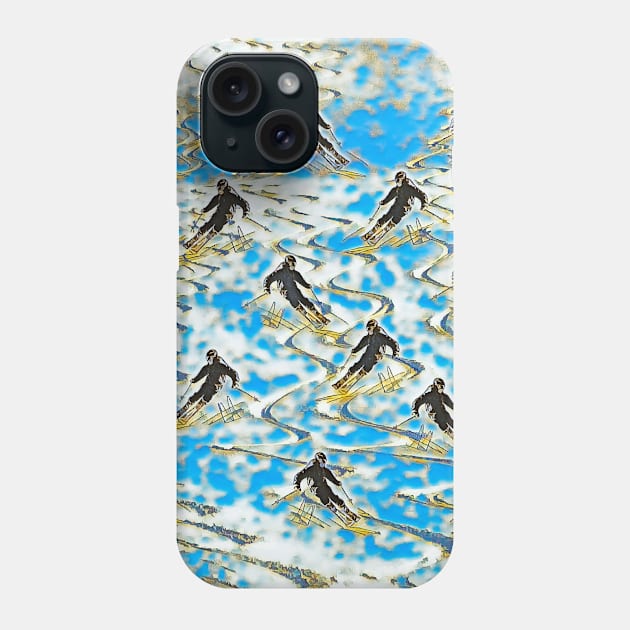 Skiing trend freedom Phone Case by UMF - Fwo Faces Frog