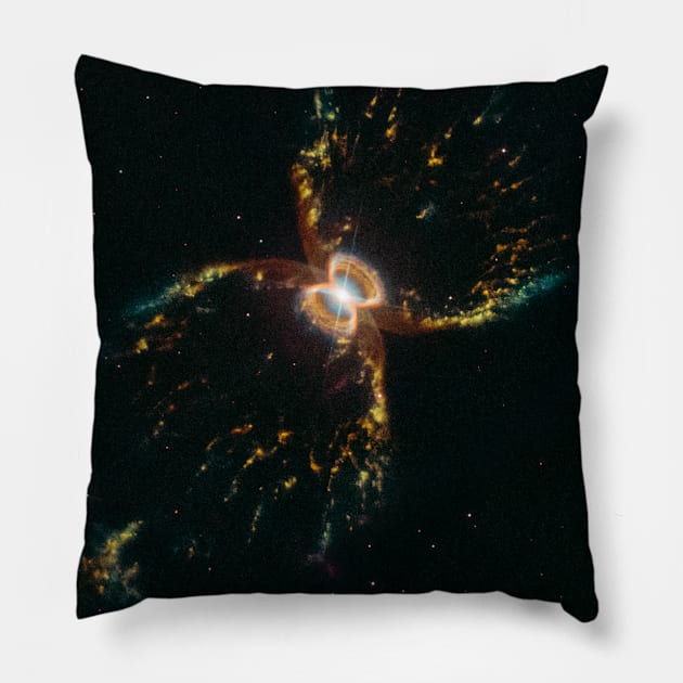 Southern Crab Nebula Hubble Images Pillow by Dennaeric