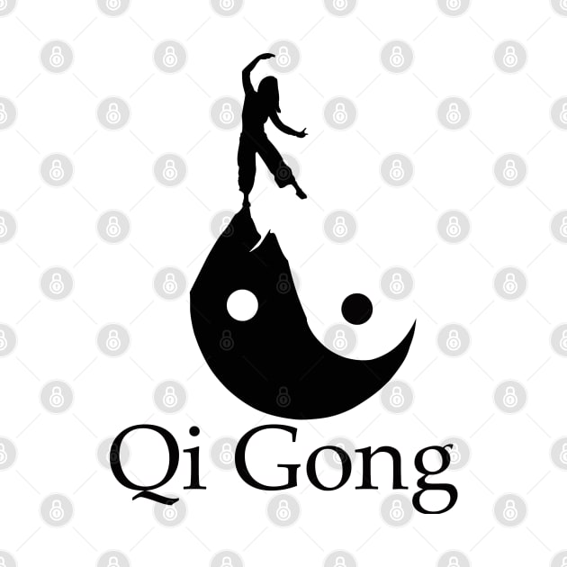 silhouette desing art of qigong by Zeronimo66