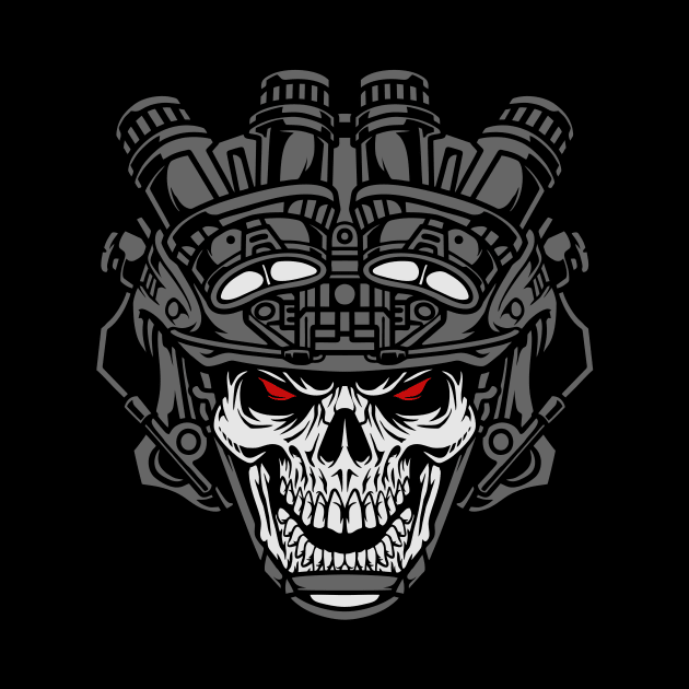 Tactical Skull by Kaiink