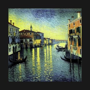 Venice, Italy, in Van Gogh's style T-Shirt