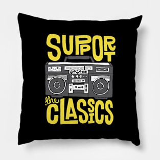 Support the Clasics Pillow