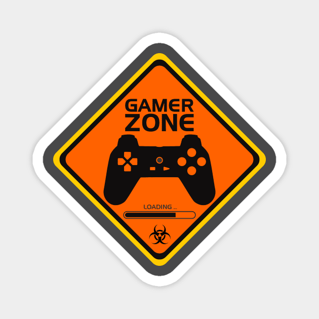 Gamer Zone PS4 XPOX ONE Biohazard signal Resident evil Magnet by Massi_Feknous