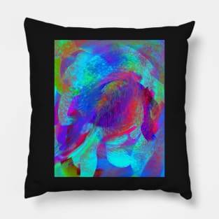 Abstract waves Pillow