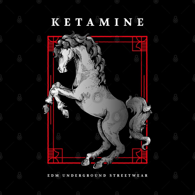 Ketamine Horse by T-Shirt Dealer