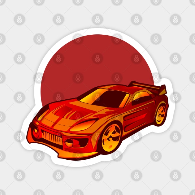 RX-7 3rd Generation Magnet by Den Vector