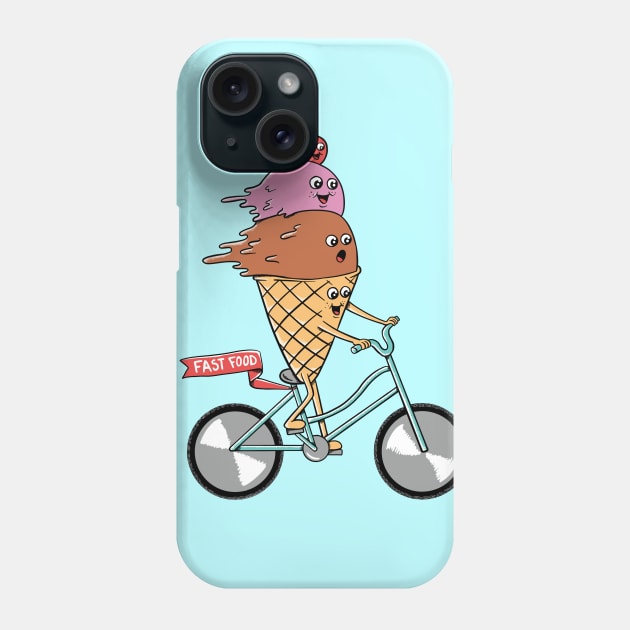 Ice Cream Fast Food Phone Case by coffeeman