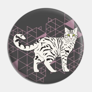 Tabby Cat Power Pin