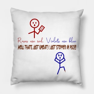 Roses Are Red Violets Are Blue Poem Pillow
