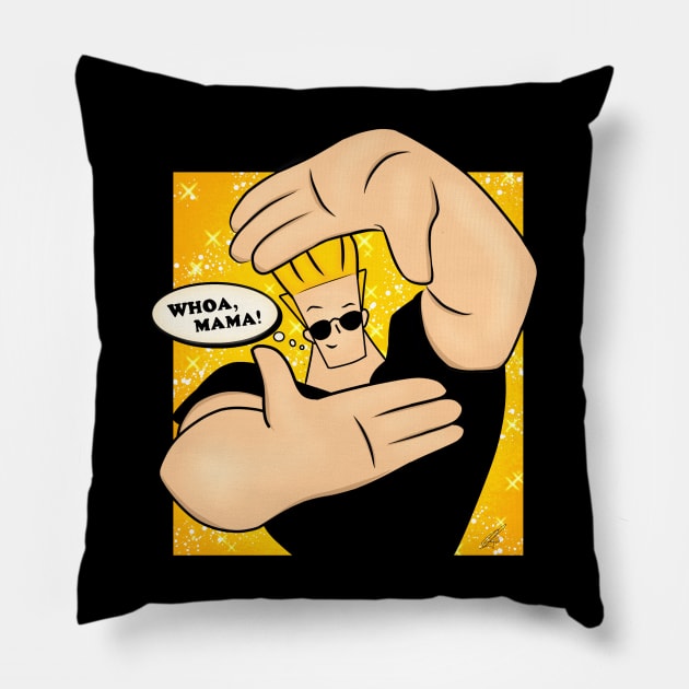 90s Kid nostalgia -Mr. Bravo Pillow by Roy's Disturbia