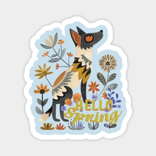 Hello Spring Magnet