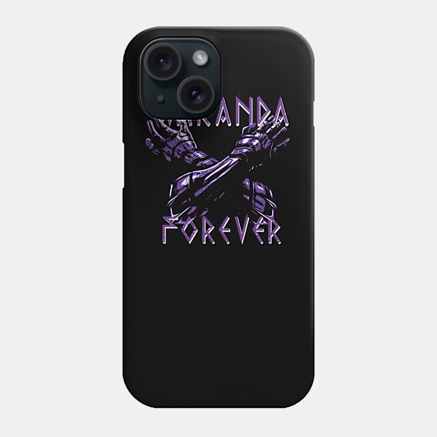 wakanda forever gesture Phone Case by V x Y Creative