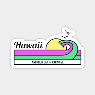 hawaiian waves Magnet