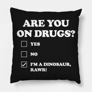 ARE YOU ON DRUGS Pillow