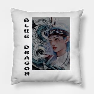 K-pop Fan Art Felix - 5 Stars - Blue Dragon Yongbokie Pillow