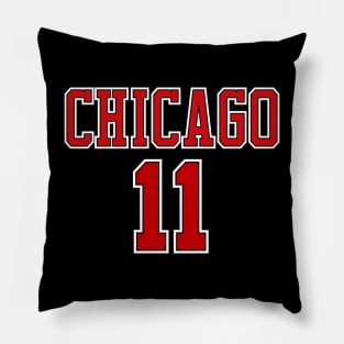 Chicago Basketball no.11 Pillow