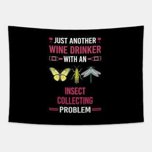 Wine Drinker Insect Collecting Collector Collect Insects Bug Bugs Entomology Entomologist Tapestry