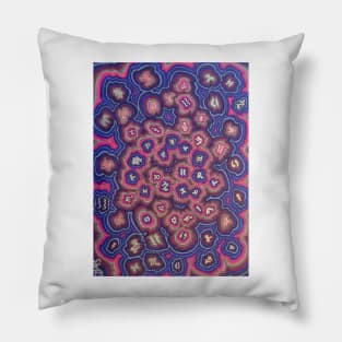 Zen Doodle Astrology Dark Night Pillow