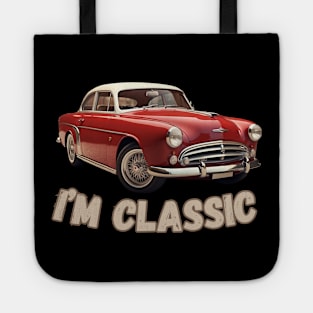 I'm classic | Funny vintage retro grunge t-shirt with old truck makes a great gift for dad, or husband especially Fathers Day Tote