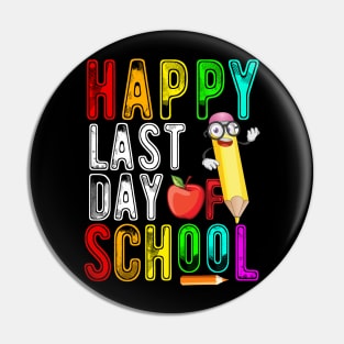 Happy last day of school graduation teacher students Pin