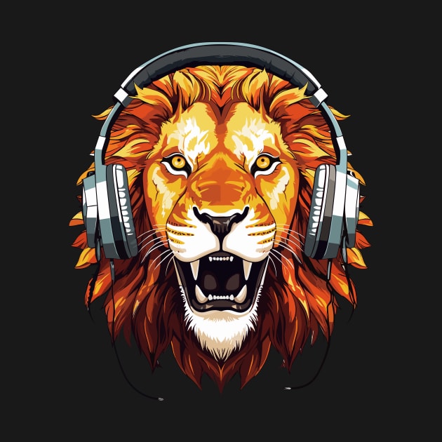 Cool Lion Animal Beauty Nature Wildlife Fun Music by Cubebox