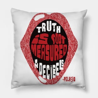 TRUTH is not measured in DECIBELS Pillow