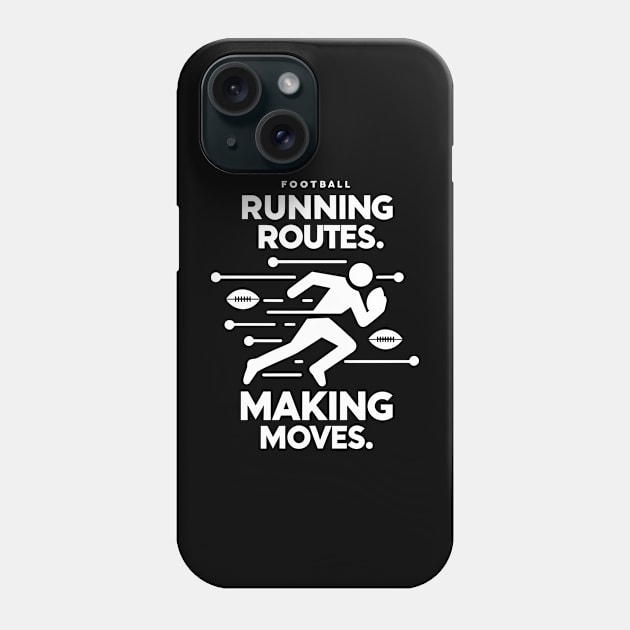 Running Routes Making Moves Phone Case by Francois Ringuette