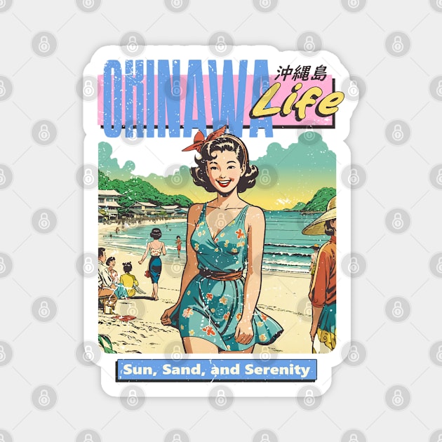 Okinawa Life Magnet by Issho Ni