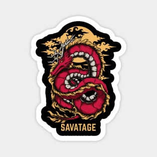 Flying Dragon Savatage Magnet