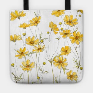 Yellow Cosmos, Illustration Tote