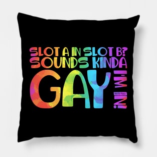 Sounds Kinda Gay Pillow