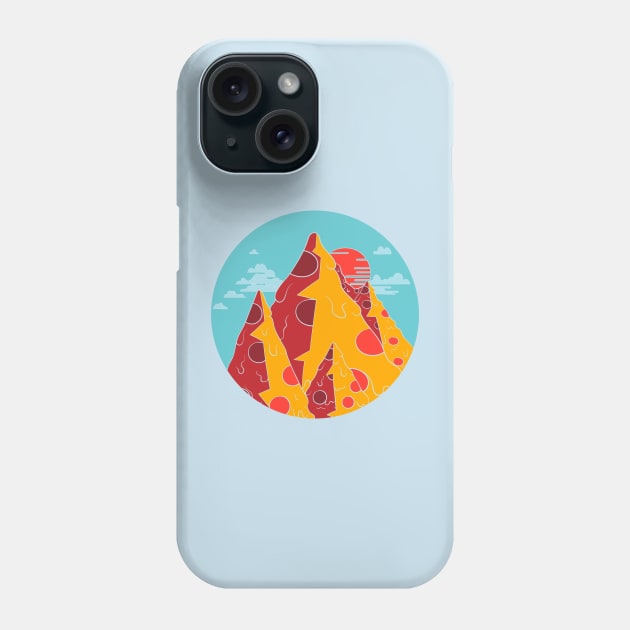 Pizza Mountain Phone Case by Oiyo