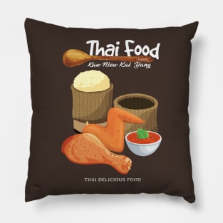 Thai Delicious Street Food Pillow