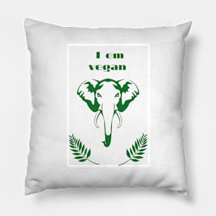 I em vegan Pillow