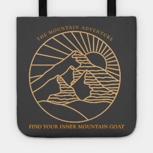 Find Your Inner Mountain Goat Mountain Rock Climbing Tote