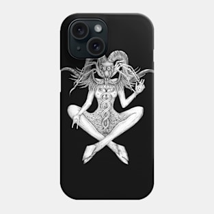 Baphomet Lunar Arachnid Phone Case